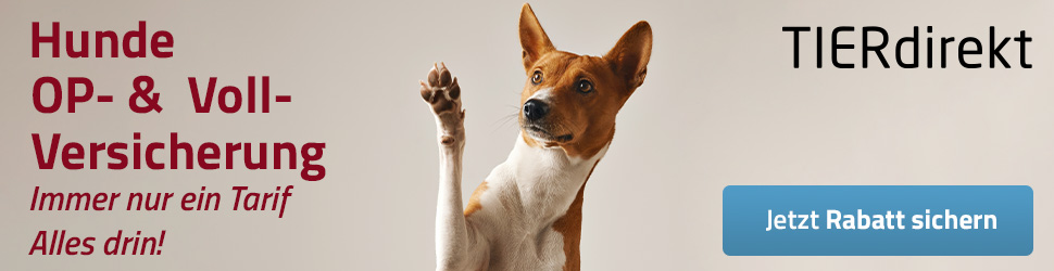 Tierdirekt Hunde Op- und Voll-Versicherung